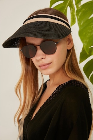 Hasır Vizör Şapka Uv Korumalı Siperlik Plaj Şapkası