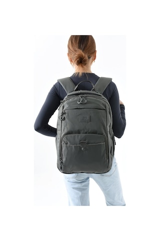 Baginn Unisex Sırt Çantası Paraşüt Kumaş Hafif Çok Cepli Yağmur İtici Kumaş 42 28 Cm 571 Collection Gri