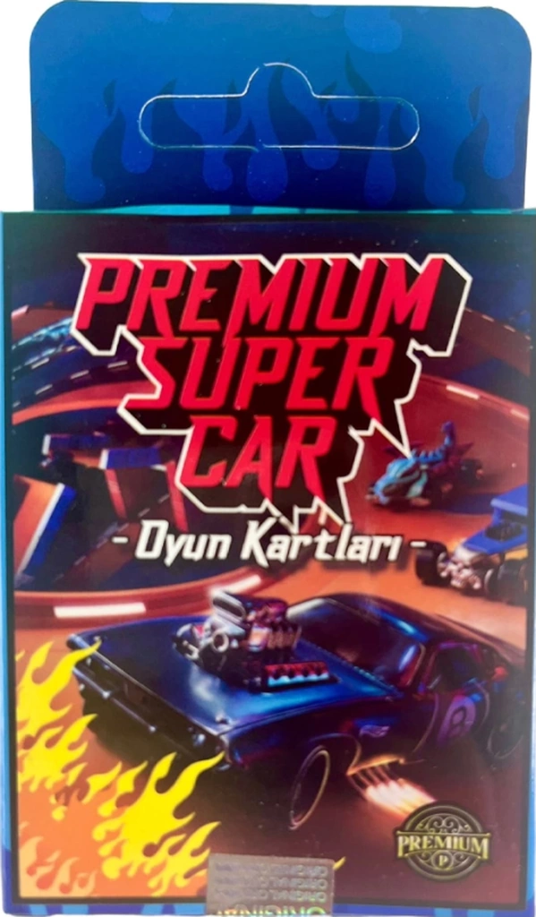 Premium Arabalar Oyun Kartları