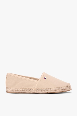 Tommy Hilfiger Kadın Flag Canvas Bej Espadril-13416 Bej