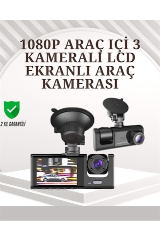 Ta-01 1080p Ön 720p Arka Ve İç Kamera Sistemli Dvr - Lisinya