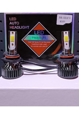 V6 Hb4 9006 Led Xenon Şimşek Etkili Beyaz Renk Soğutma Fanlı- Gar