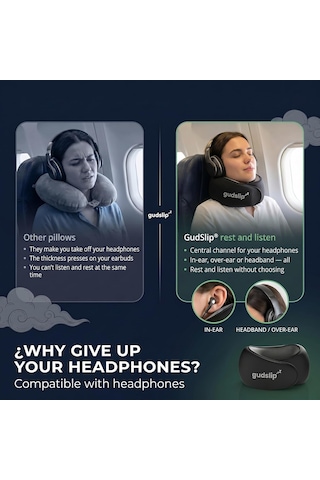 Seyahat Yastığı - Sık Seyahat Edenler İçin Üstün Konfor Ve Ergonomik Destek, Yolculuk Sırasında Optimum Dinlenme