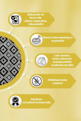 Premium Gri Kahve Kaymaz Tabanlı Kesme Yolluk Koridor Mutfak Salon Halısı Yüksek Kalite