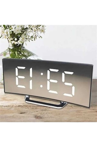 Trendooze Yaratıcı Tb Saat Led Kavisli İle Ekran Ekran Dijital Büyük Ayna Zm