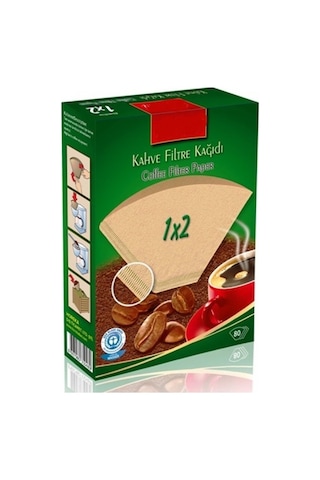 Caffeo 1 x 2 Kahve Filtre Kağıdı 80 Adet