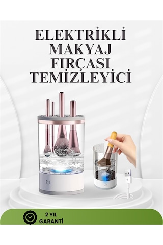 Taşınabilir, Sessiz Ve Güçlü Makyaj Fırçası Temizleme Makinesi - Lisinya