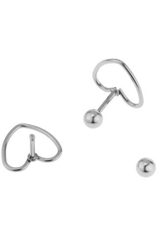 Homyl 10 Adet 16g Yıldız Şekli Küpe Dil Çok Renkli