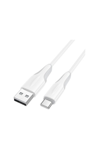 Borofone Bx119 Yeni Usb Usb-c / Tip-c Şarj Veri Kablosu, Uzunluk: 1m Beyaz