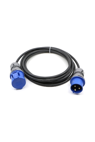 Bemis Elektrikli Araç Monofaze Uzatma Kablosu 32a 5 Metre 7,4 Kw 3/32a Fiş 3/32a Priz 3x6 Ttr 3/32a Fiş 3/32a Priz 3x6 Ttr