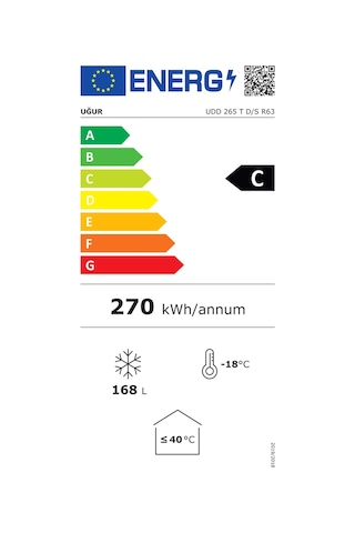 Uğur UDD 265 T D/S R63 Yatay Derin Dondurucu