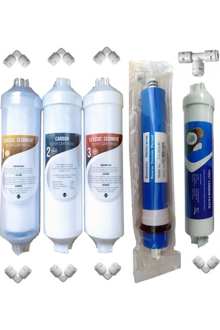 Kapalı Kasa Su Arıtma Cihazı Filtresi 5 Li Set