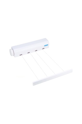 Sones Yaylı Otomatik Geri Çekilebilir Çamaşır Askısı Kurutma Askısı Havlu Askısı, Stil: Dört Kablolu Diğer