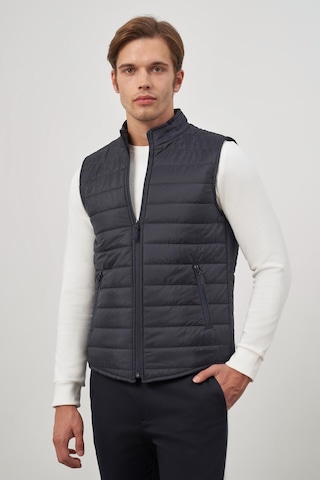 İmza Koyu Lacivert Kapitone Dik Yaka Düz Garnisiz-biyesiz Slim Fit Yelek 1009245150 Koyu Lacivert