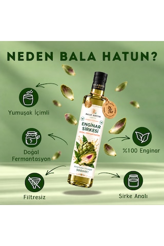 Bala Hatun Enginar Sirkesi 500ml