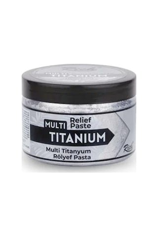 Rich Titanyum Metalik Rölyef Pasta N 5502 Gümüş 150Cc