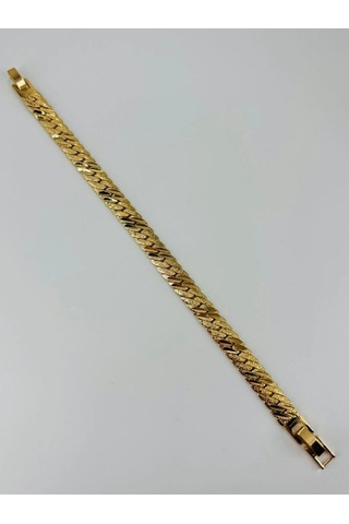 Tedar Renk Pirinç Cm Bileklik 17+2 Cm - Kbl0496 Najmaddin Standart