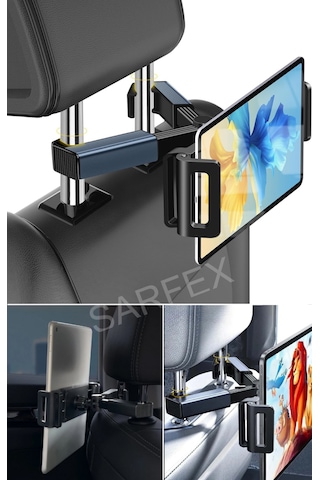 Tablet Tutucu Koltuk Arkası Tablet Telefon Tutucu Ayarlanabilir Universal Uyumlu