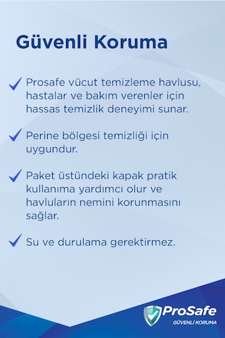 Prosafe Vücut Temizleme Havlusu 48'li X12 12'li Set