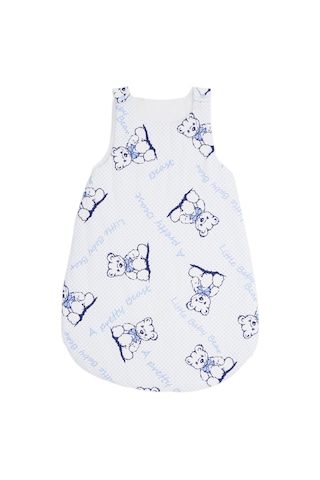 Esma Bebe Uyku Tulumu Mavi Ayıcık Desen/0-12 Ay