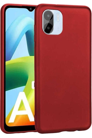 Xiaomi Redmi A1 Kılıf Zore Premier Silikon Kapak Kırmızı