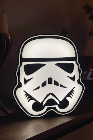 Star Wars Stormtrooper Dekoratif Tasarımlı Gece Lambası Çok Renkli