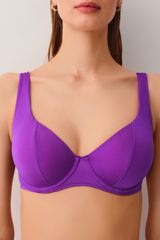 Suwen Balenli Bikini Üst Sbn25950c099 Menekşe Moru