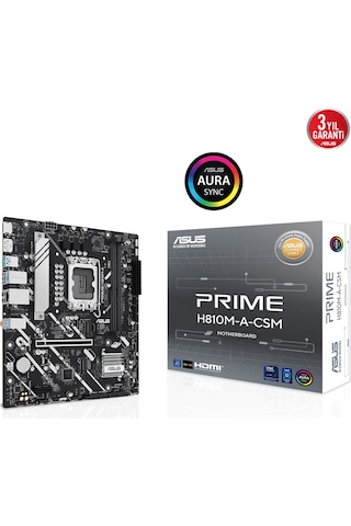 Asus Prıme H810m-a-csm Soket 1851 Anakart