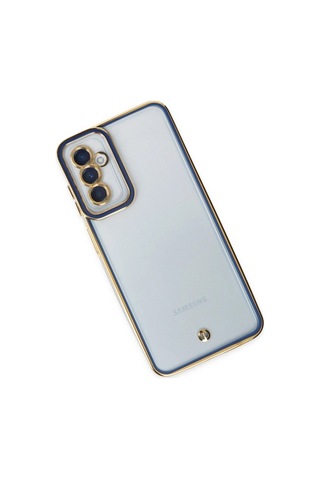 Samsung Galaxy M23 Kılıf Liva Lens Silikon - Mavi Düz Renkli