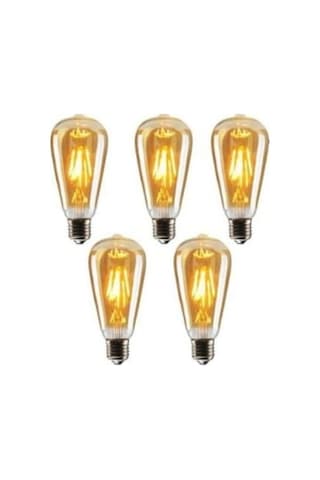 Cata 5 Adet Ct-4284 Uzun Fılament Rustik Led Ampul 6w