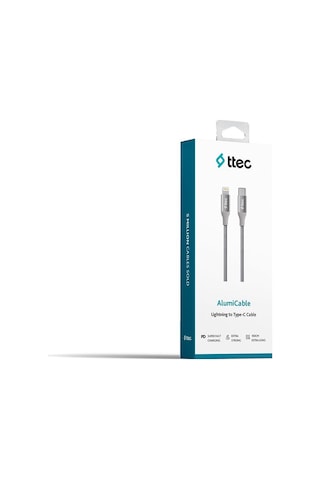 Ttec AlumiCable Type-c Lightning Hızlı Şarj Kablosu 150cm 2DK41UG Uzay Grisi