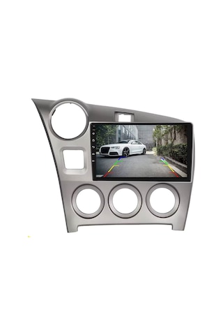 Toyota Matrix Araç Multimedya Android Ekran Carplay Double Teyp 4+64 9" 09-14 Silver Cadence