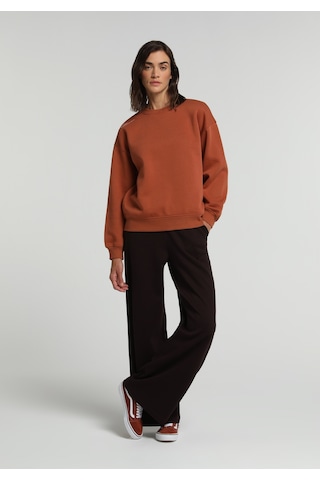 Colin's Colins Regular Fit Yuvarlak Yaka Baskılı Kadın Kahverengi Sweatshirt Cl1080753 Q1.v2 Cor Cinnamon
