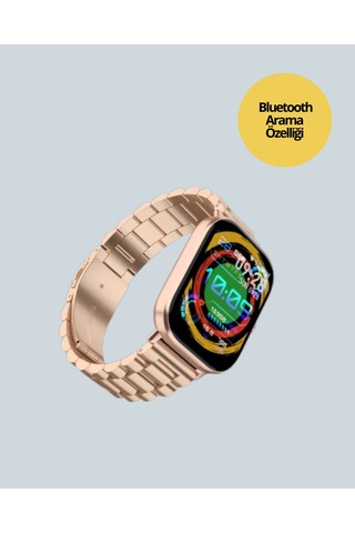 41 Mm Kavisli Kasa Akıllı Saat Ios Ve Android Uyumlu Standart