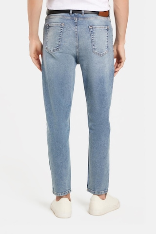 Tudors Erkek Straight Fit Bol Kesim Denim Yıkamalı Efektli Esnek Açık Mavi Jean Kot Pantolon-34493 Açık Mavi