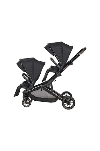 Prego İbiza Plus Travel Sistem İkiz Bebek Arabası 2223 Siyah