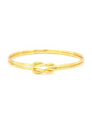 Altın Kaplama İmitasyon Düz Model Ajda Aşk Düğümü Bilezik Blz-3116 Altın