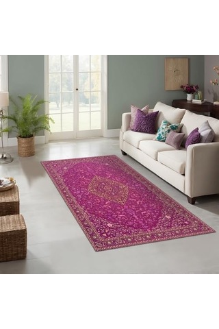 Jutte Kadife Kaymaz Pamuk Tabanlı Yıkanabilir Antibakteriyel Salon Halısı 200x300 Diğer