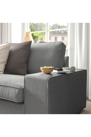 2'li Kanepe Ve Uzanma Koltuğu, Tibbleby Bej-gri Gri