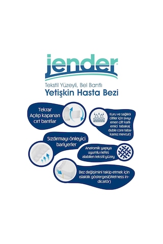 Bel Bantlı L 30'lu 4 Paket 120 Adet L