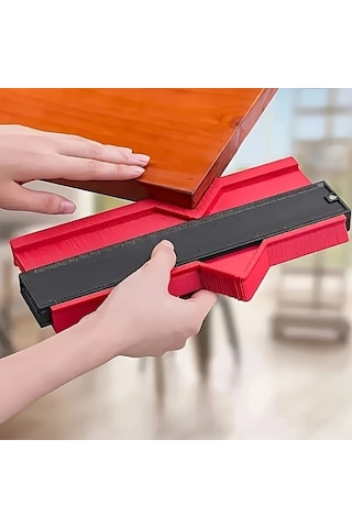 Fochsia Her Açıdan Şekil Ölçümü İçin Esnek Ve Yeniden Kullanılabilir Plastik Kontur Ölçer 1 Adet