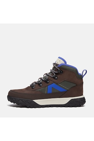 Timberland Motion 6 Mid Lace Up Waterproof Çocuk Sneakers-34016 Koyu Kahverengi