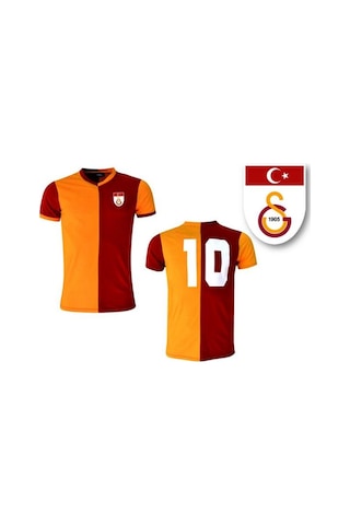 Galatasaray Forma Metin Oktay Hediyelik Kutulu Tshirt 111 Sarı - Kırmızı