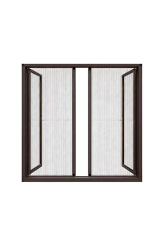 Duble Akordiyon Kapı Sinekliği En:0-120 Cm X Boy:0-240 Cm Demir, Ahşap, Pimapen,alüminyum Uyumlu Çok Renkli