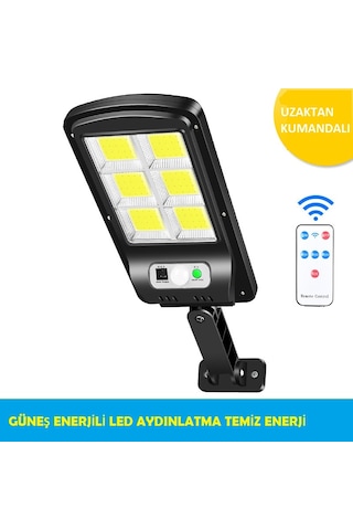 Solar Güneş Enerjili Led Bahçe Aydınlatması 120 Led Sensörlü