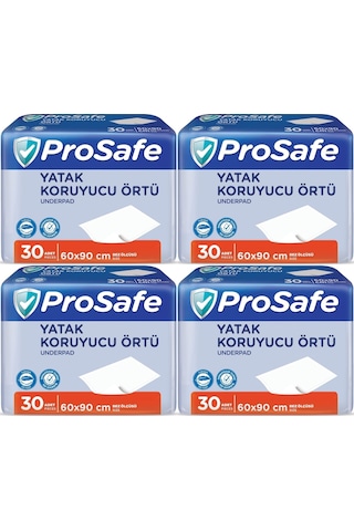 Prosafe Hasta Alt Açma Yatak Koruyucu Örtü 60 90cm 120 Adet 4pk 30