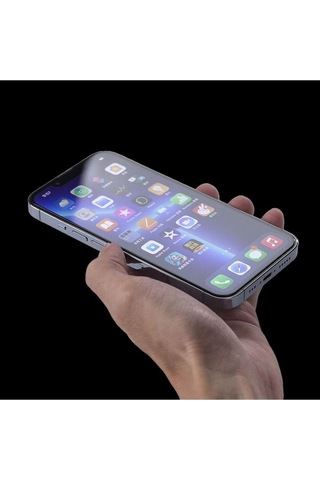 Apple Uyumlu iPhone 14 Plus Zore Hizalama Aparatlı Hadid Glass Cam Ekran Koruyucu