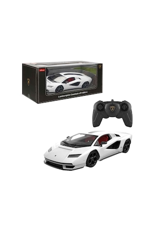 1:16 Lamborghini Countach Lpı 800-4 Uzaktan Kumandalı Araba 23087 Beyaz Çok Renkli