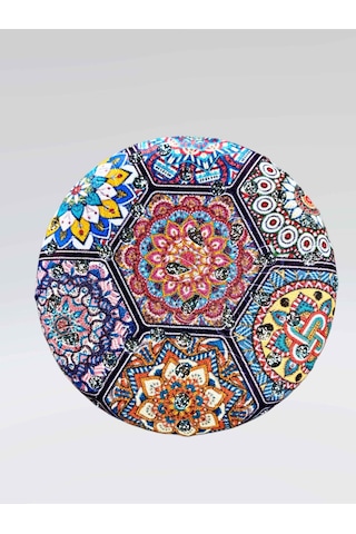 Işıltılı Karışık Desenli Çift Taraflı Yuvarlak Cep Çanta Makyaj El Aynası 7cm Çap Kod:26