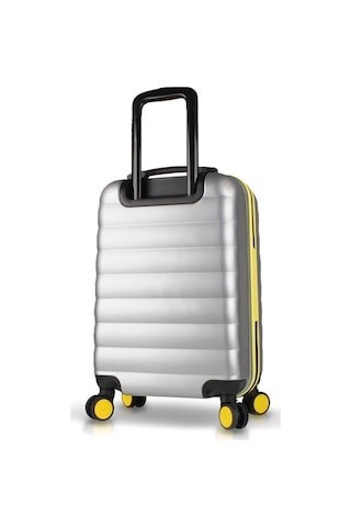 My Valice Colors Abs Küçük Kabin Boy Gri Valiz Gri